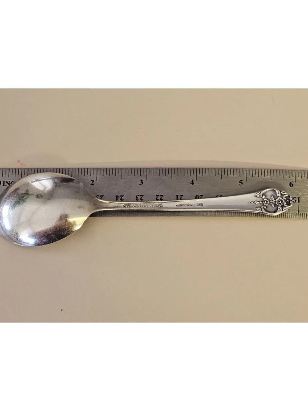 3 Rogers Plantation Silverplate Serving Spoons Oneida Silver Rose Floral vtg